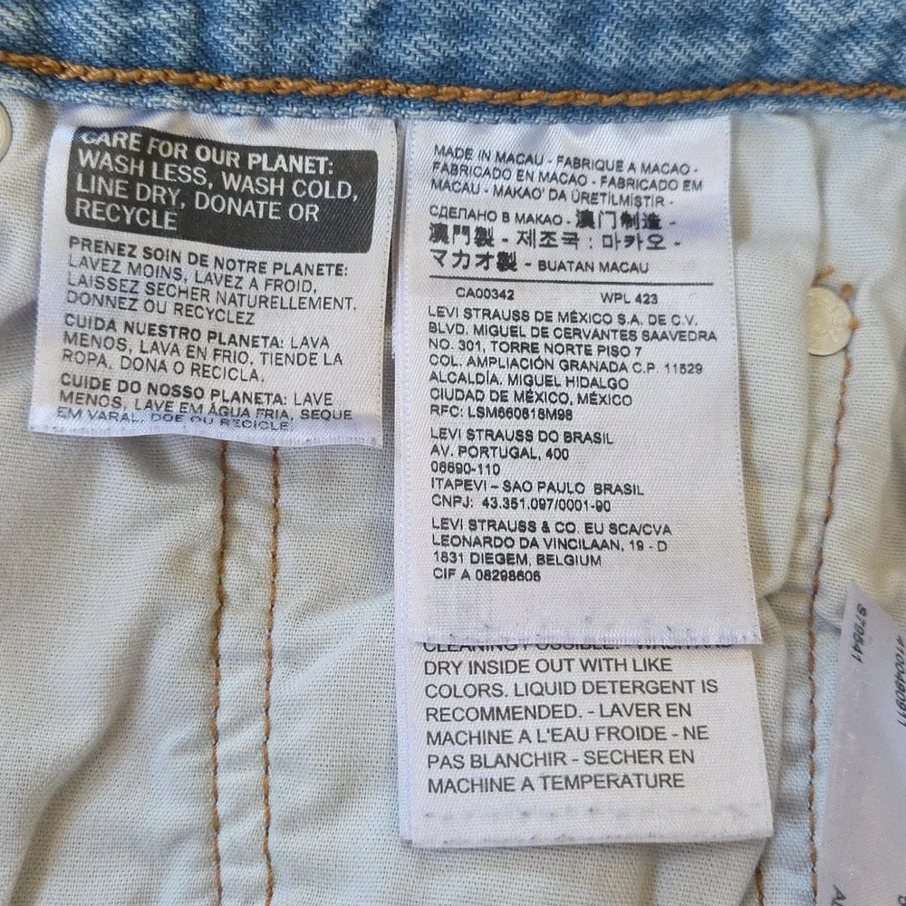 Levi's 501 Light Blue Denim Cut-off Shorts!